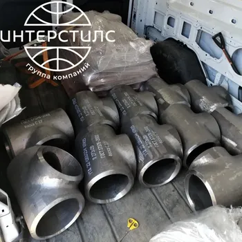 Стальной тройник равнопроходной 76 мм 10 мм 09Г2С ГОСТ 17376-2001 купить в Омске